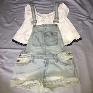 short overalls